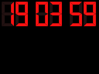 DigiClock, a digital type clock