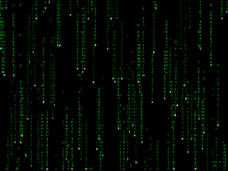The Matrix type screen